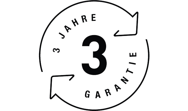 3 Jahre Garantie Logo