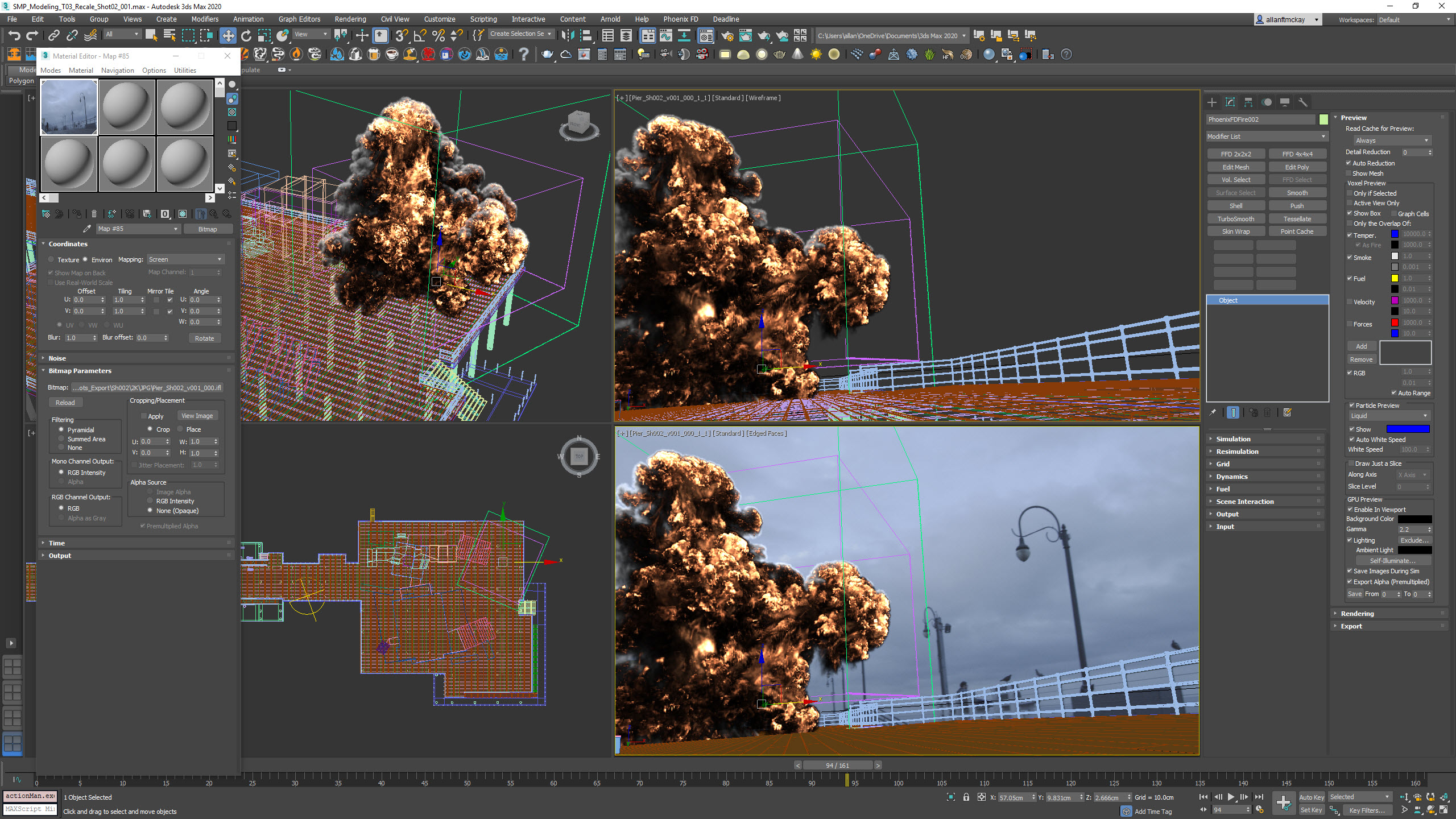 BLK360 point cloud data used in VFX program