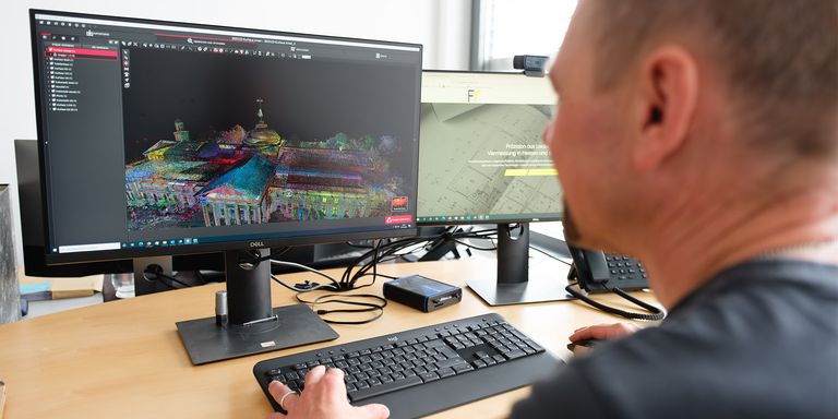 Vermessungsbüro Frommelt erstellt digitale Bestandspläne des Kurhauses Wiesbaden in wenigen Wochen