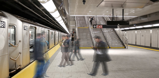 Image RVB d'une station de métro, prise avec le BLK247