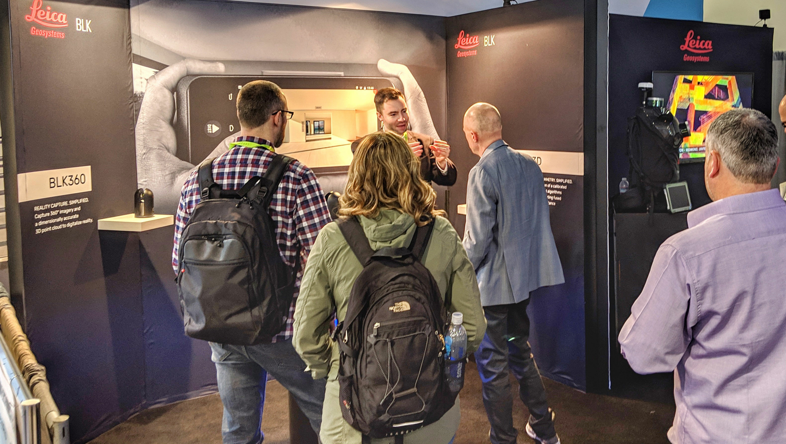 Demonstration at a Leica Trade Show