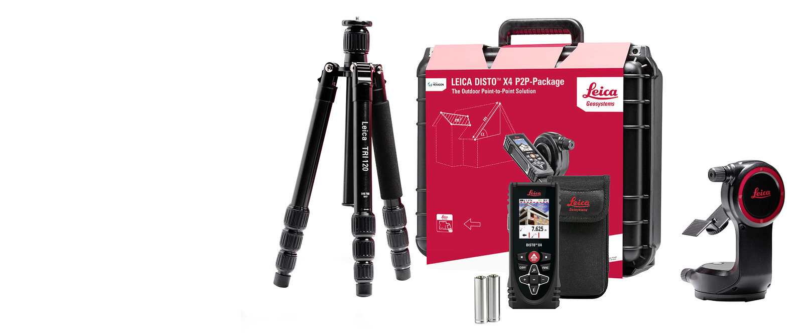 Télémètre Leica® laser 200 m et caméra zoom 4X - Bluetooth +