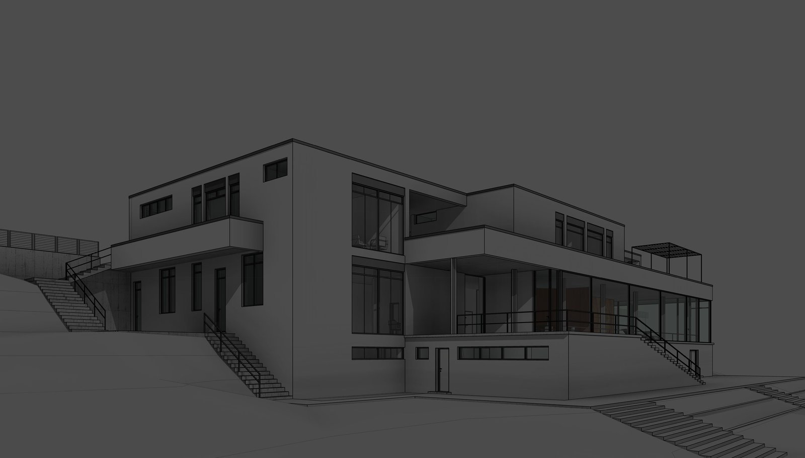 Revit-Modell eines Hauses