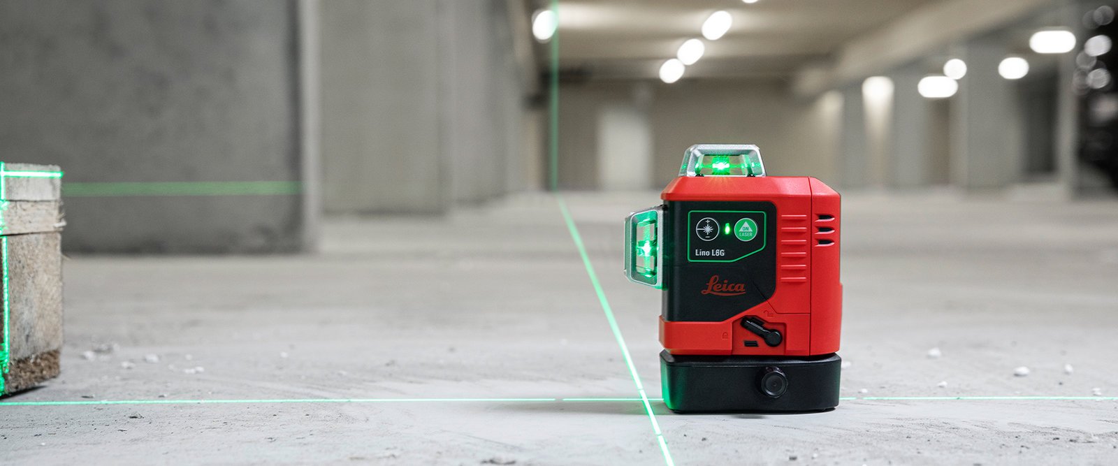 Leica Lino L6G multi-line laser with 3x360° laser lines