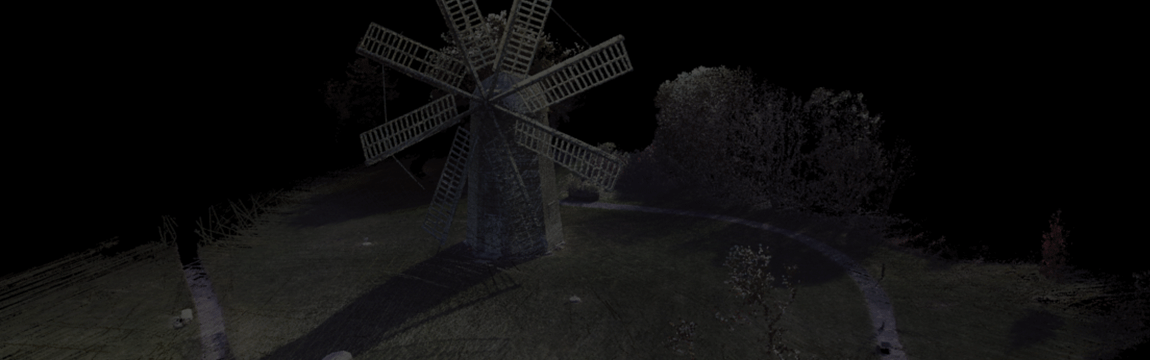 windmill point cloud data taken with the BLK2FLY