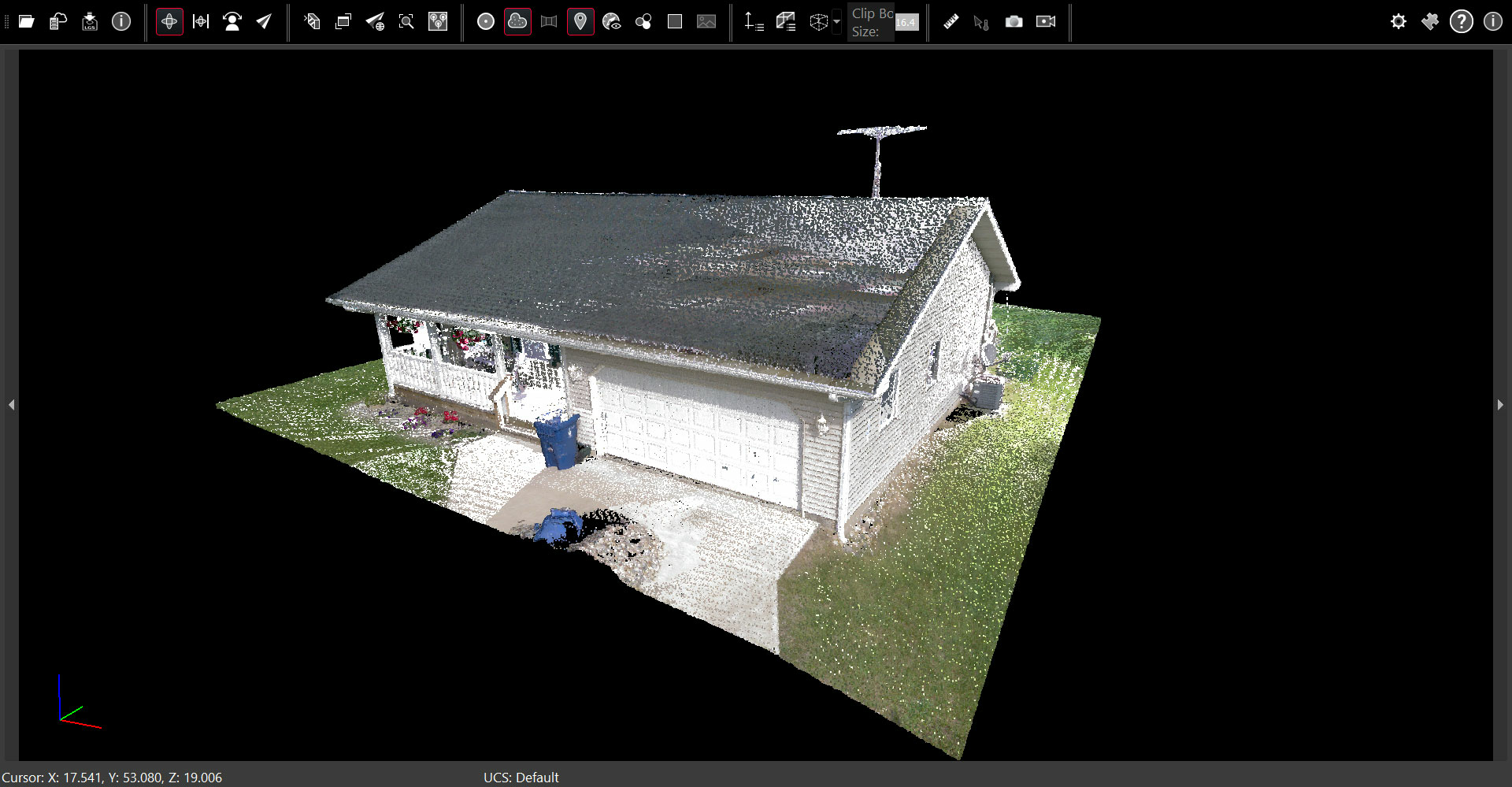 Stewart House Jetstream point cloud