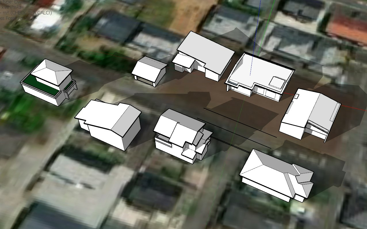 5. Import into SketchUp, delete unnecessary surface data, embed location information, etc