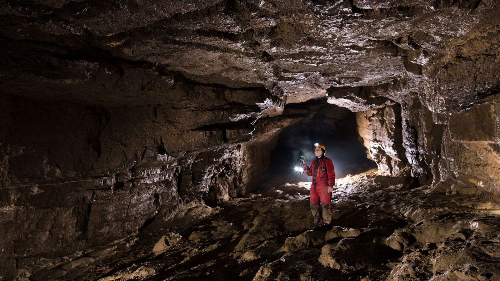 El BLK2GO en una cueva subterránea