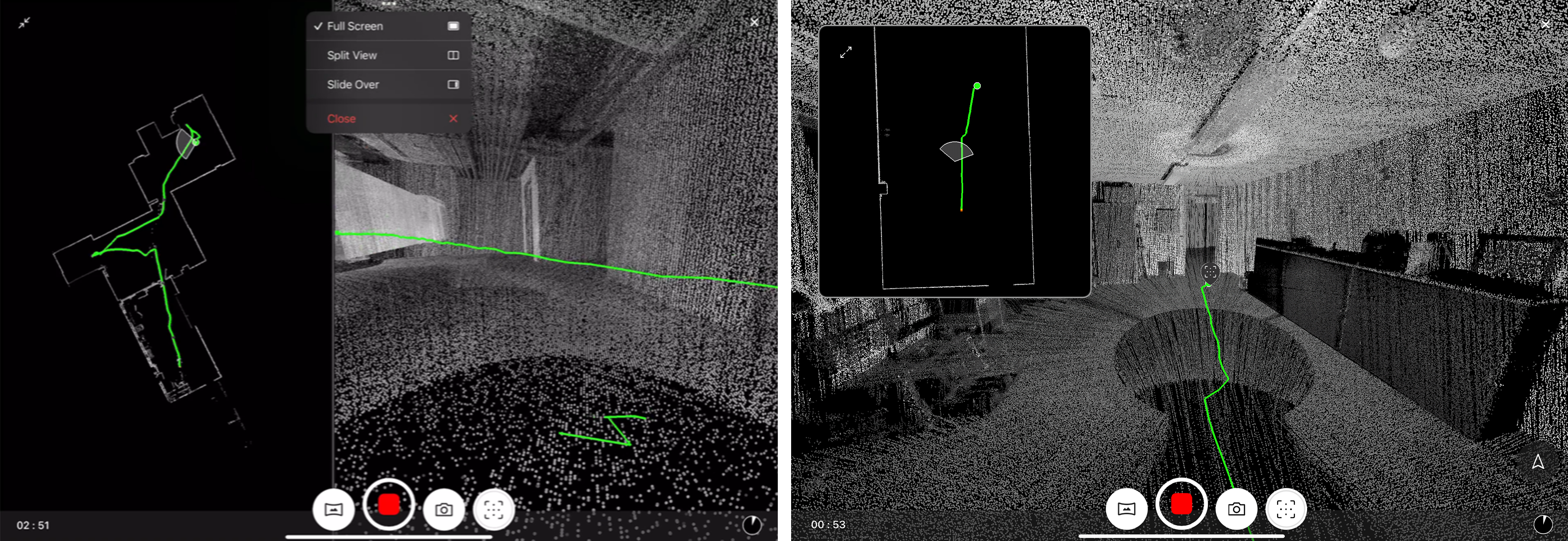 Afbeelding van 3D-weergave in eerste persoon