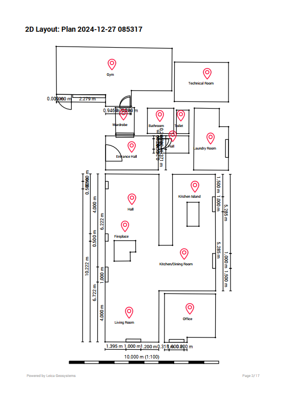 Groundfloor Exportation du plan au format PDF Pro
