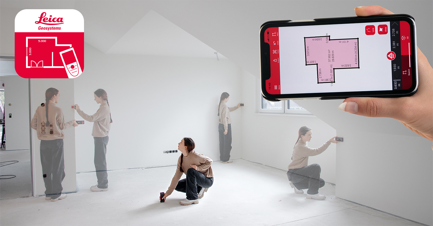 Smart Room en Leica DISTO D5 para teléfono móvil