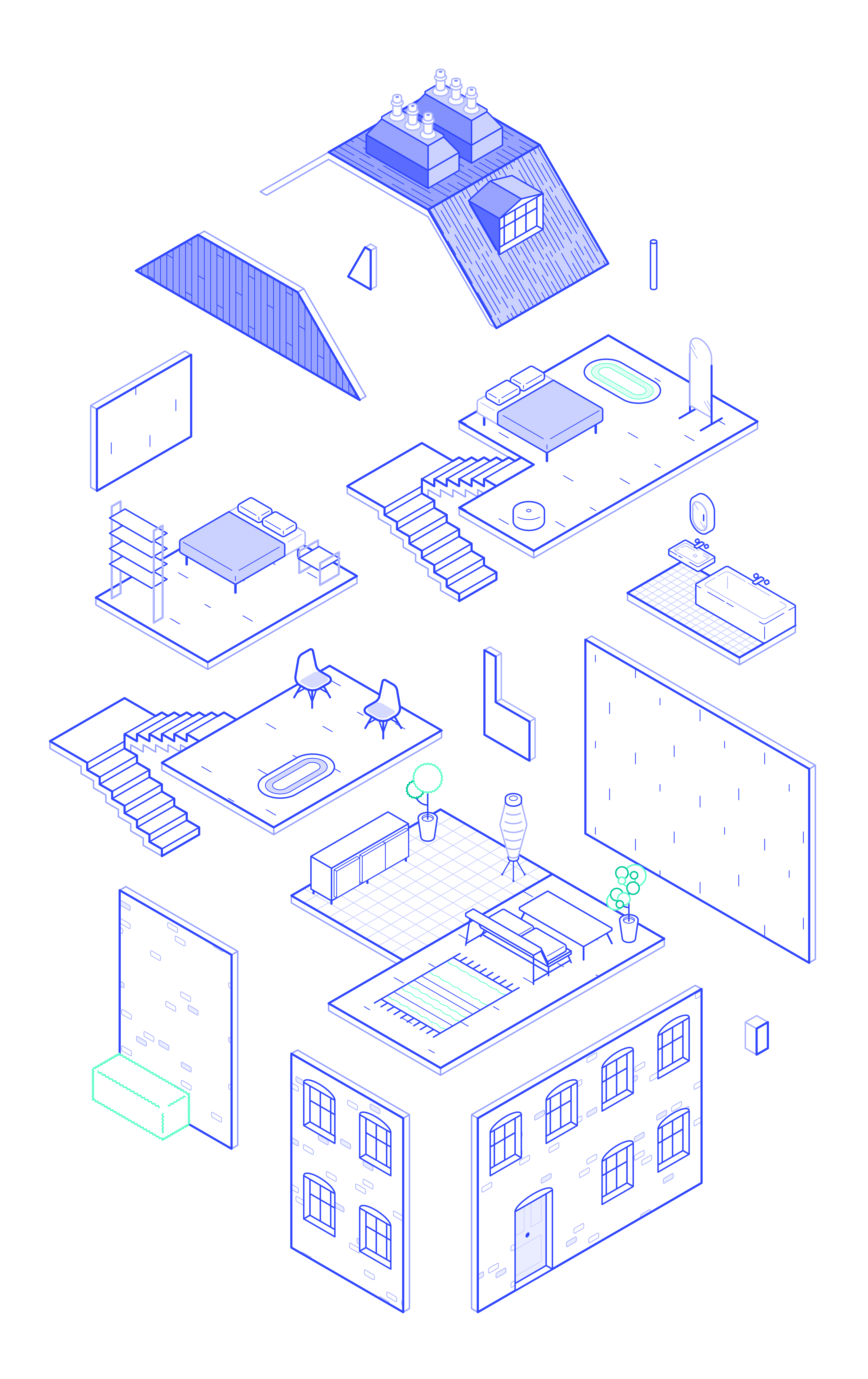 Pupil house illustration
