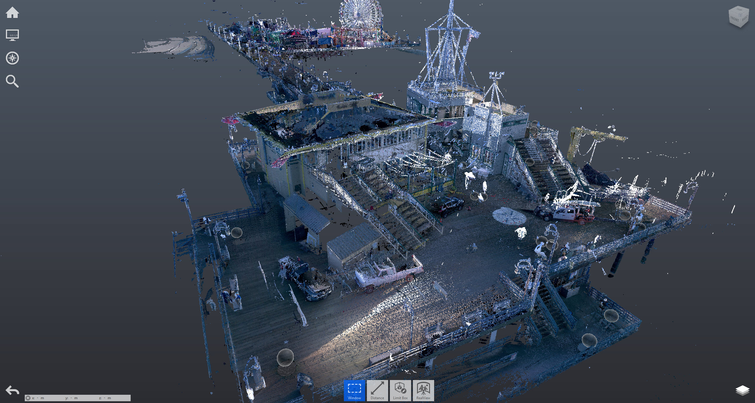 Lidar data Santa Monica Pier