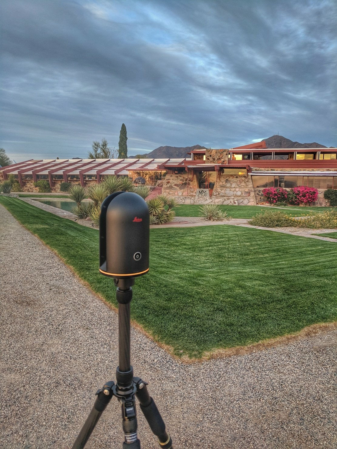 A Leica BLK360 captures Taliesin West.