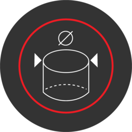 Diameter icon
