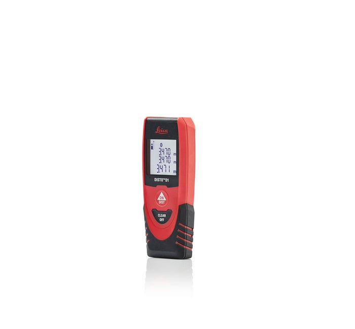  Leica DISTO D1 120ft Laser Distance Measure with Bluetooth 4.0,  Black/Red : Tools & Home Improvement