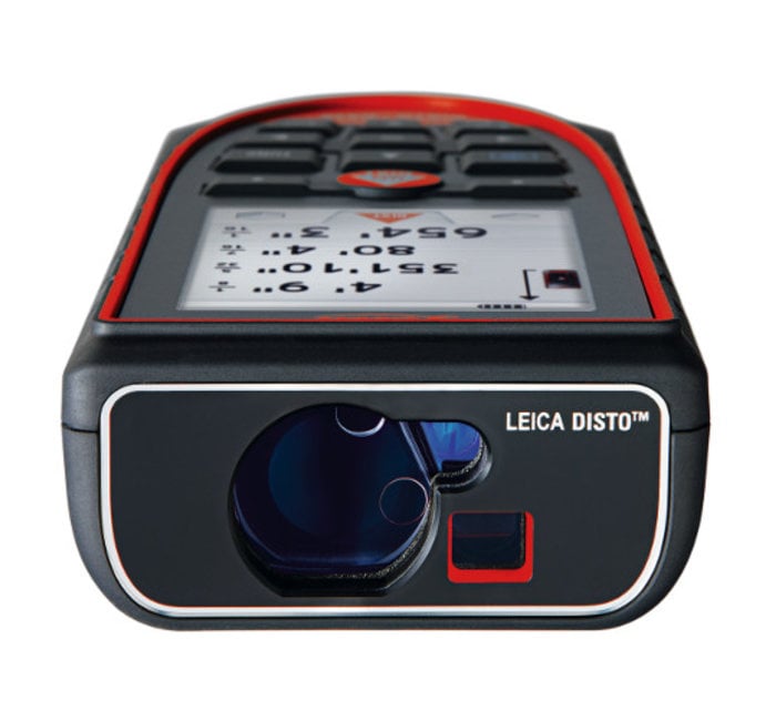 Leica Geosystems Leica DISTO E7500i 660ft Laser Distance Measure  w/Bluetooth & DISTO Sketch iPad iPhone App, Black/Red
