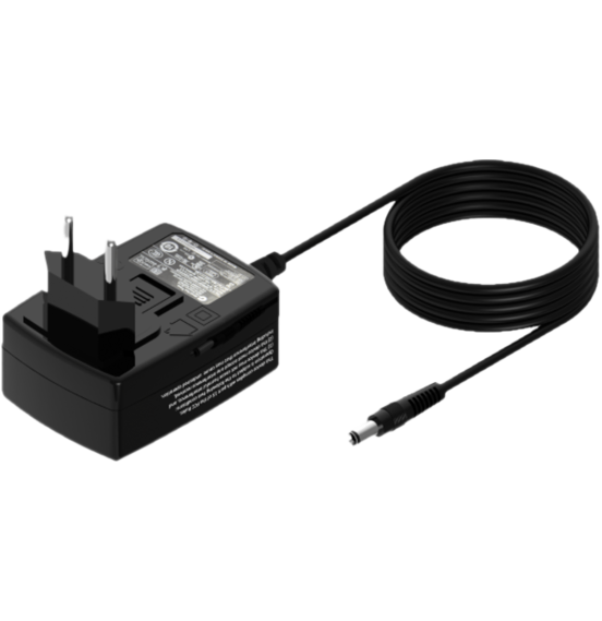 GEV192-9 Black line AC/DC adapter, with changeable plug adapter