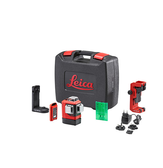 Contenu de la livraison du niveau laser Leica Lino L6G