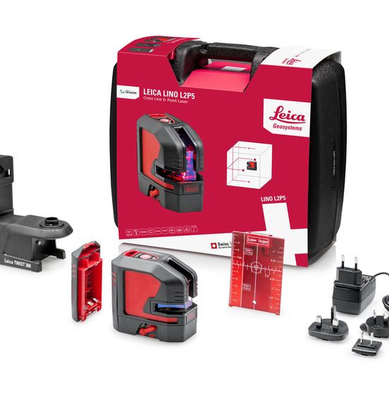 Niveau Laser Leica Lino L2P5 Rouge - Ligne Croisée Et Point - Neuf En Boîte