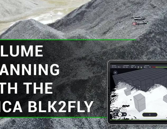 Volume Scanning with the Leica BLK2FLY